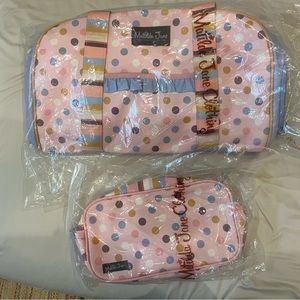 NWTIB!!! Matilda Jane Polka Dot bag and toiletry bag!!!